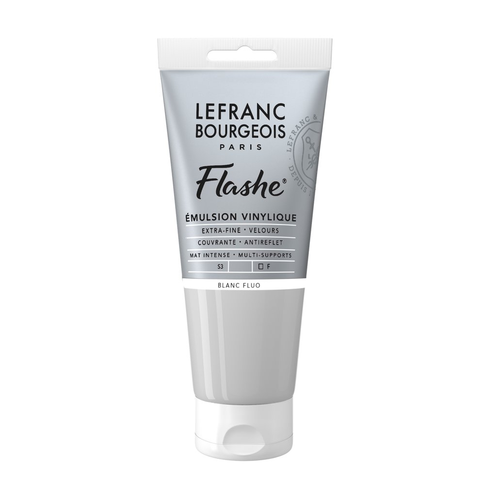 Image of Vinylfärg L&B Flashe 80ml  Fluorescent White 818 S3 300525 3013643005254