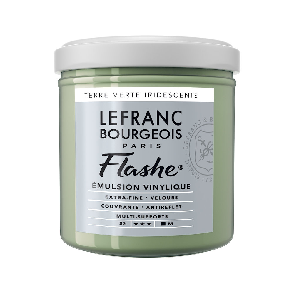 Image of Vinylfärg L&B Flashe 125ml  Green earth iridescent 841 (3F) S2 300529 3013643005292