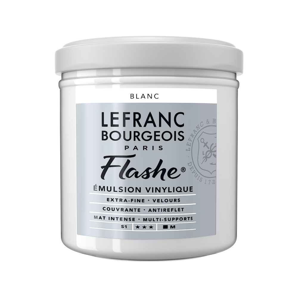 Image of Vinylfärg L&B Flashe 125ml  White 001/022 (3F) S1 300533 230370 3013643005339