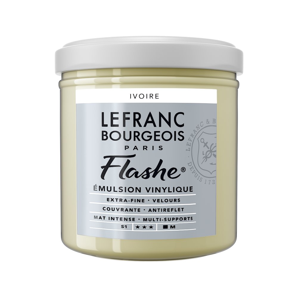 Image of Vinylfärg L&B Flashe 125ml  Ivory 019 (3F) S1 300536 230308 3013643005360