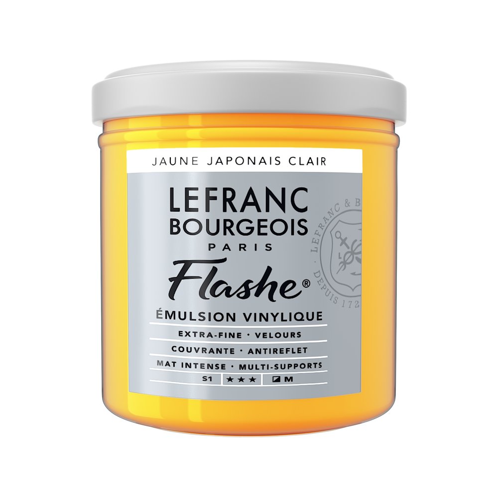 Image of Vinylfärg L&B Flashe 125ml  Japanese yellow light 195/183 (3F) S1 300542 230312 3013643005421