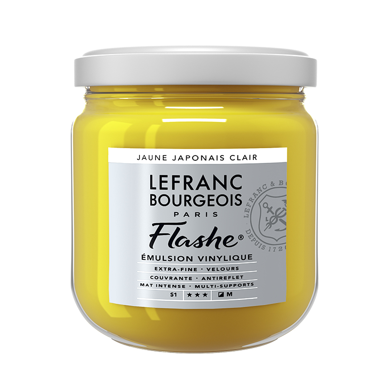 Image of Vinylfärg L&B Flashe 400ml JAPANESE YELLOW LIGHT 183 S1 Best.vara. 300543 3013643005438