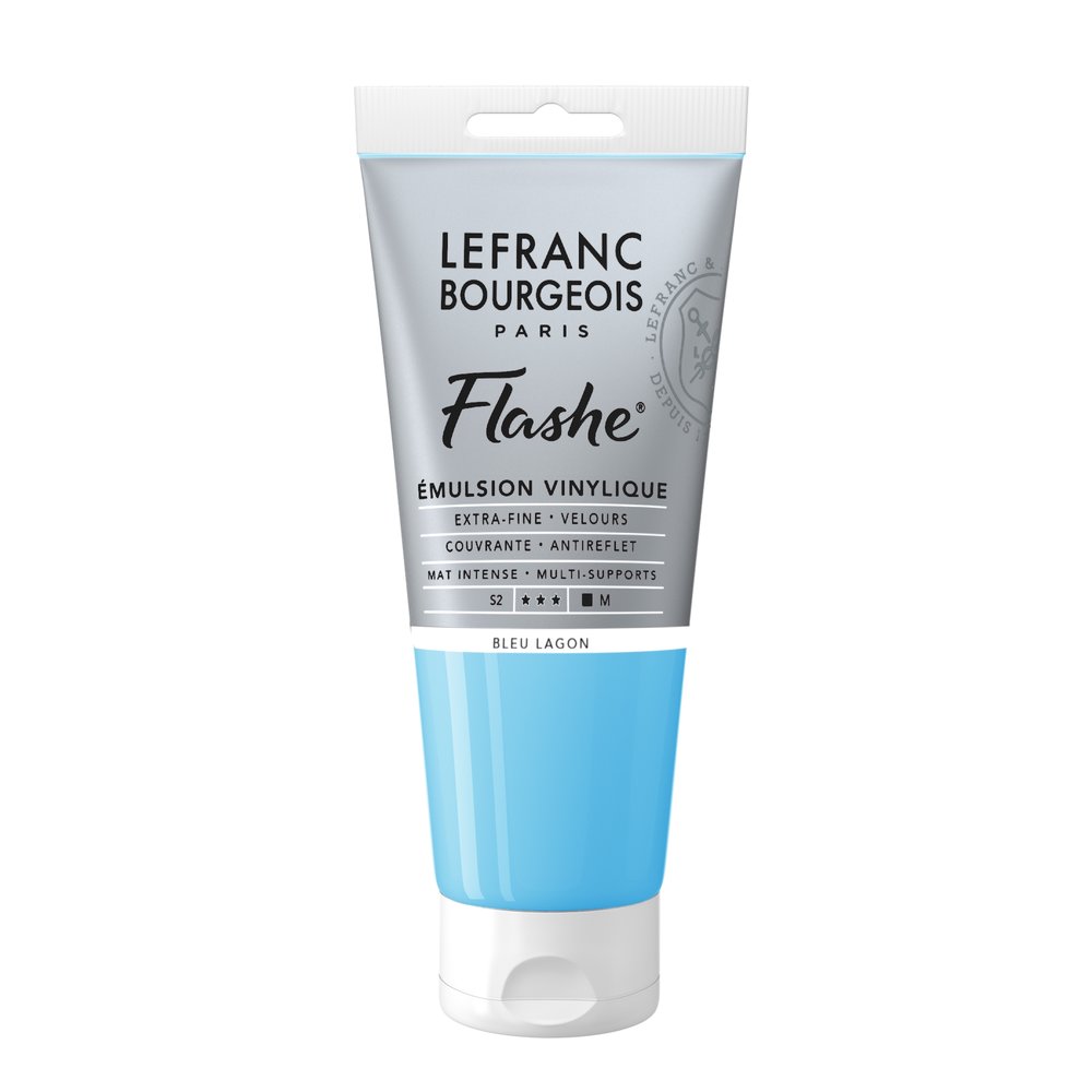 Image of Vinylfärg L&B Flashe 80ml  Lagoon blue 649 S2 300546 3013643005469