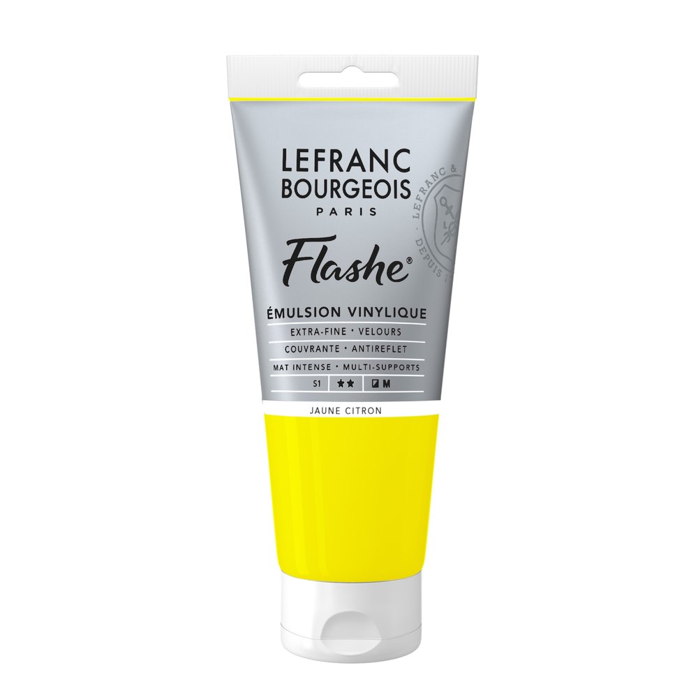 Image of Vinylfärg L&B Flashe 80ml  Lemon yellow 169 S1 300548 3013643005483