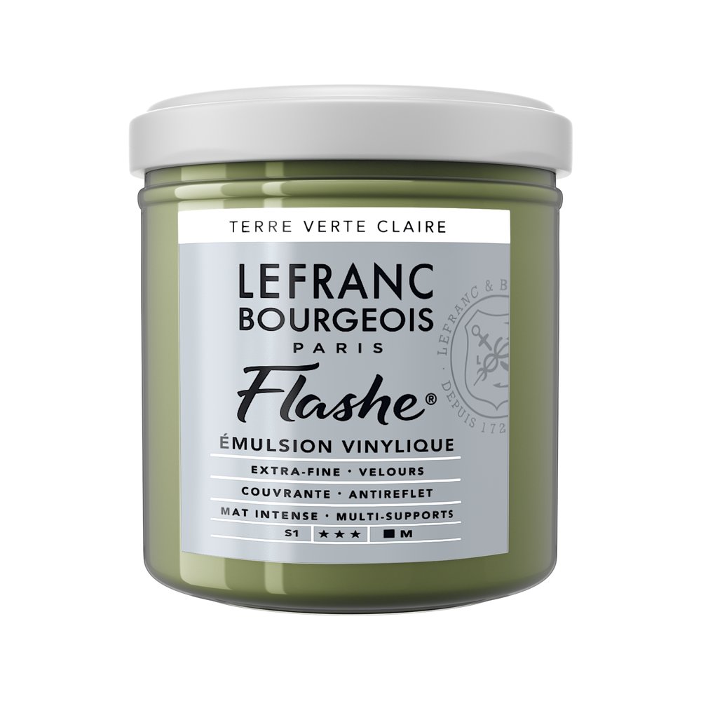 Image of Vinylfärg L&B Flashe 125ml  Light green earth 880 (3F) S1 300552 230352 3013643005520