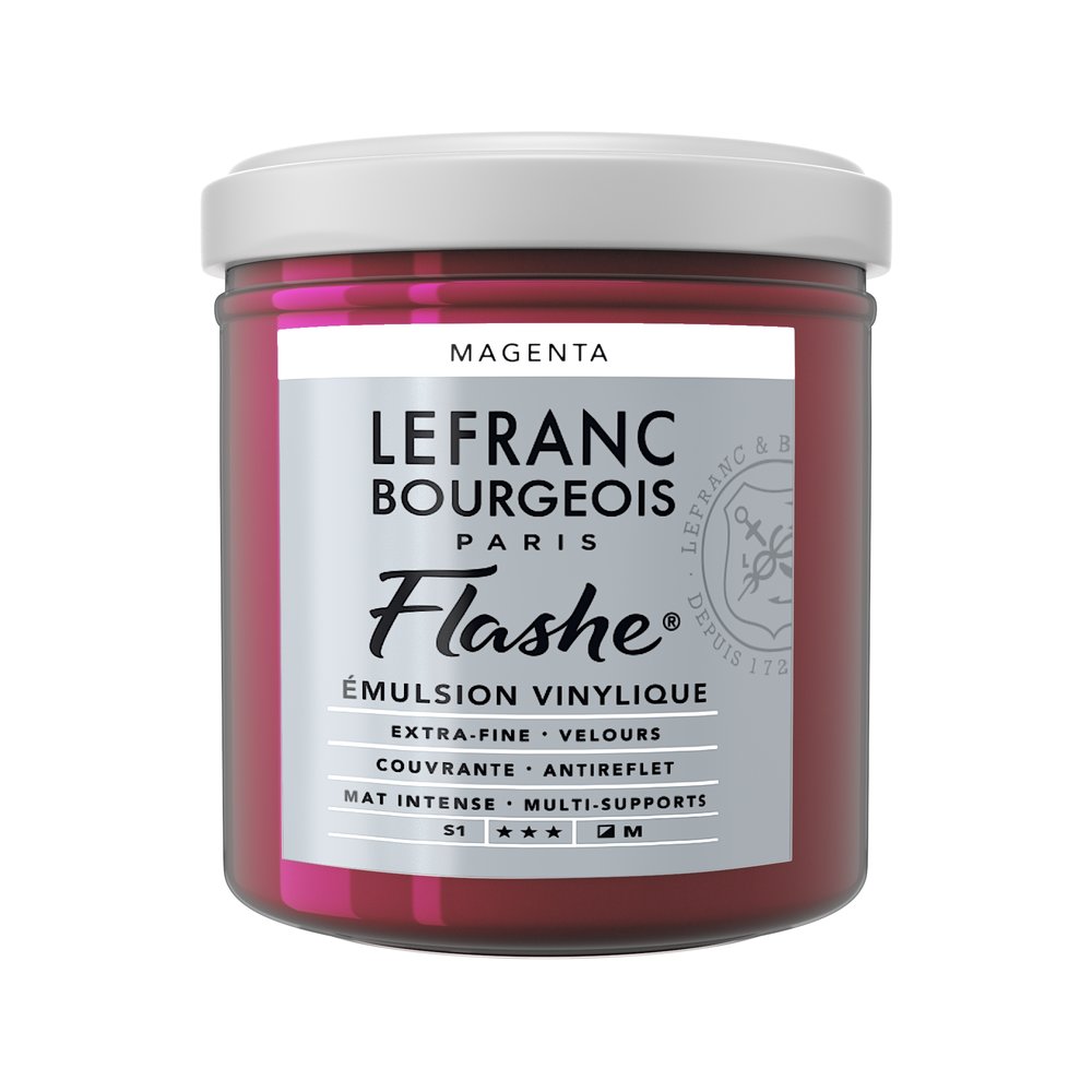 Image of Vinylfärg L&B Flashe 125ml  Magenta 631/432 (3F) S1 300554 230320 3013643005544