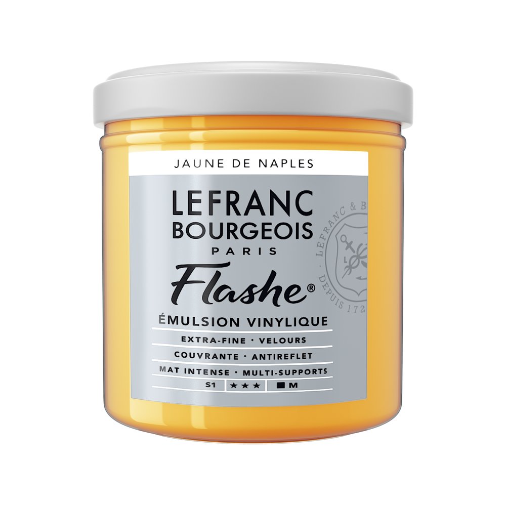 Image of Vinylfärg L&B Flashe 125ml  Naples yellow hue 191 (3F) S1 300559 230357 3013643005599