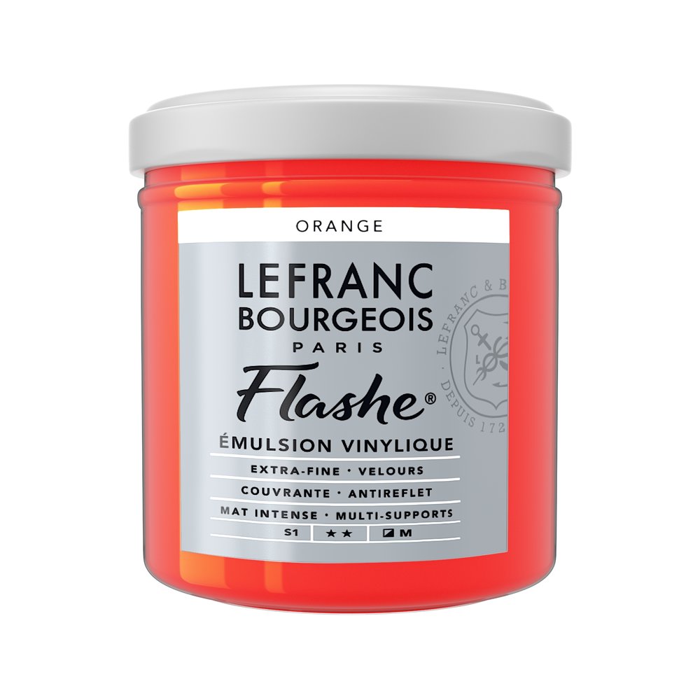 Image of Vinylfärg L&B Flashe 125ml  Orange 201 (3F) S1 300569 230315 3013643005698