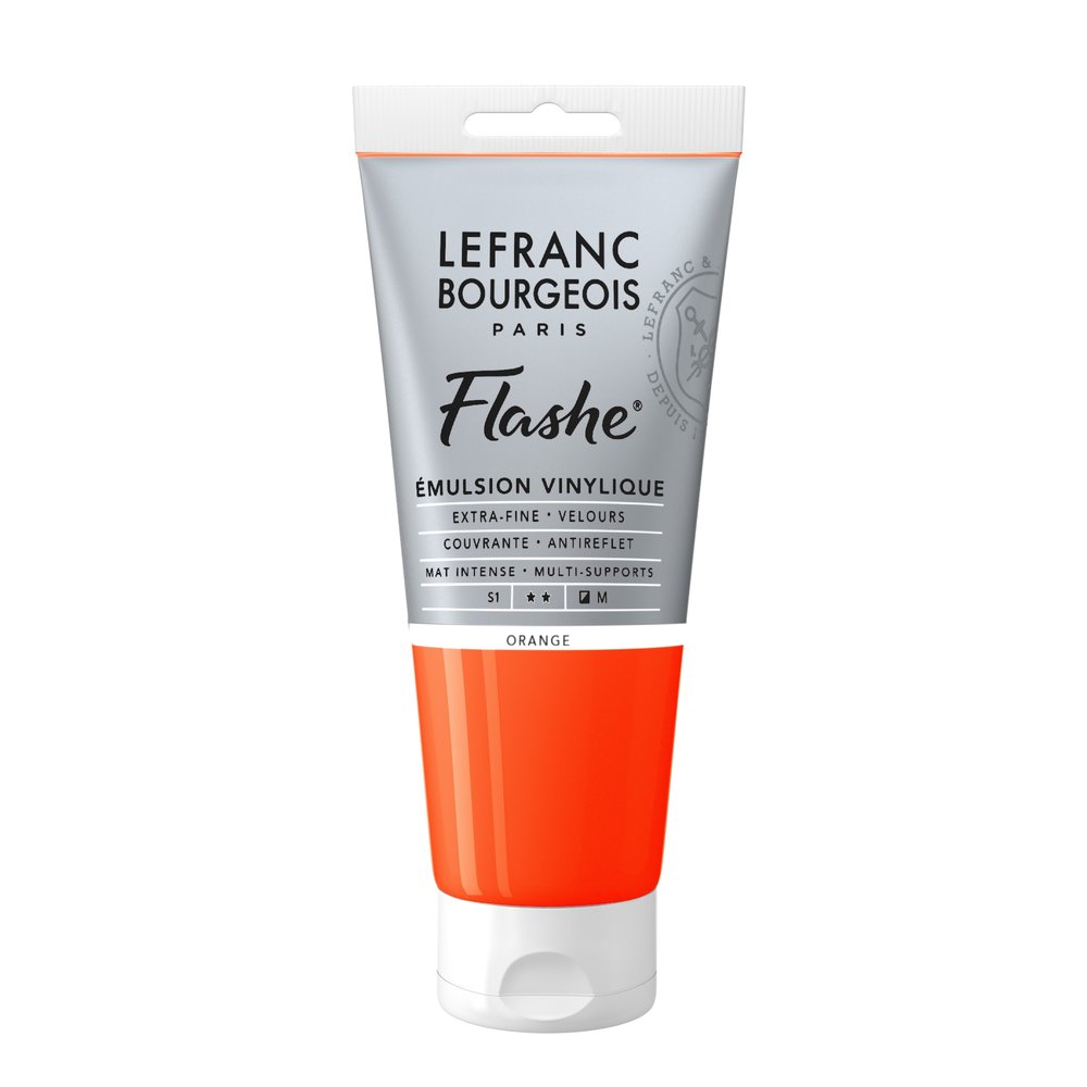 Image of Vinylfärg L&B Flashe 80ml  Orange 201 S1 300570 3013643005704