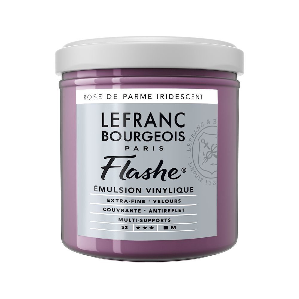 Image of Vinylfärg L&B Flashe 125ml  Parma pink iridescent 839 (3F) S2 300576 3013643005766