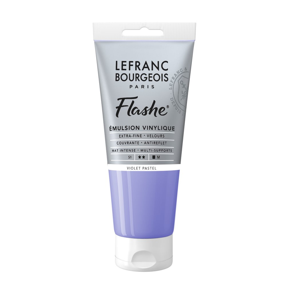 Image of Vinylfärg L&B Flashe 80ml  Pastel violet 785 S1 300579 3013643005797