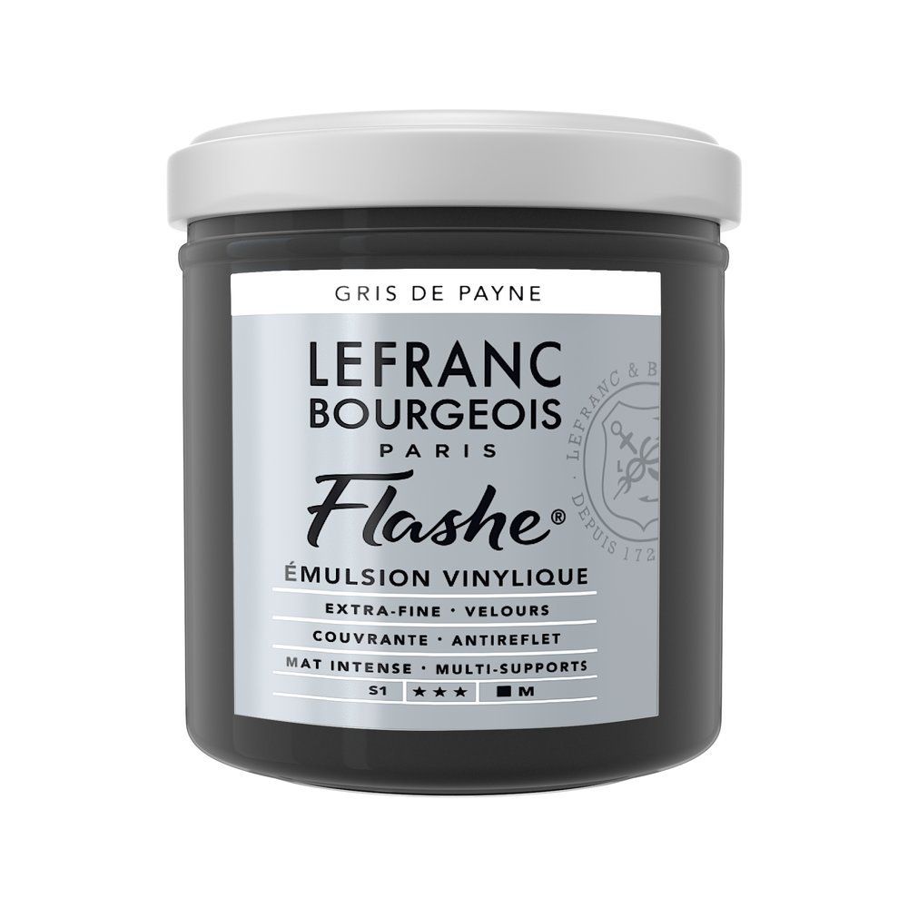 Image of Vinylfärg L&B Flashe 125ml  Payne’s grey 261 (3F) S1 300580 230368 3013643005803