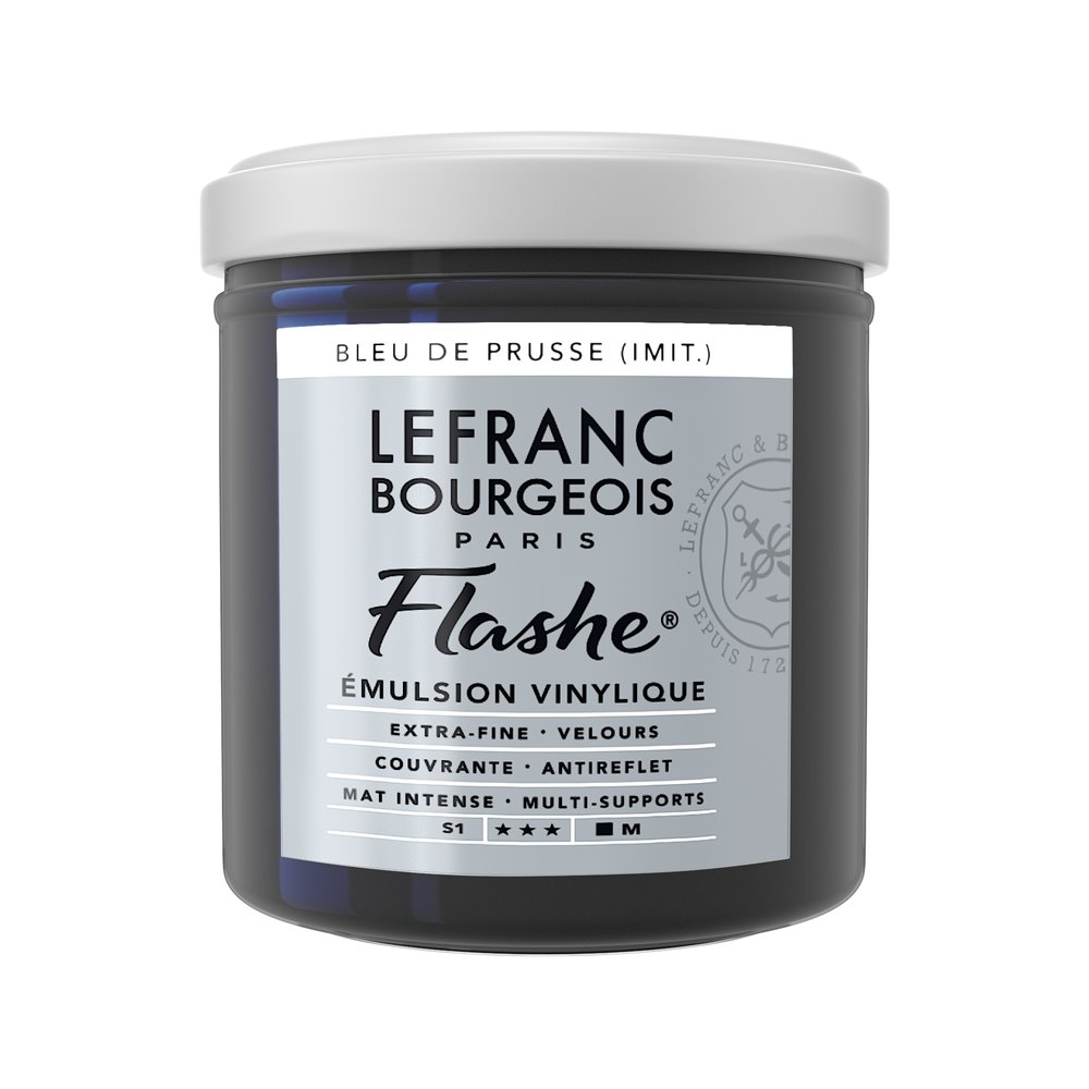 Image of Vinylfärg L&B Flashe 125ml  Prussian blue hue 881/046 (3F) S1 300595 230332 3013643005957