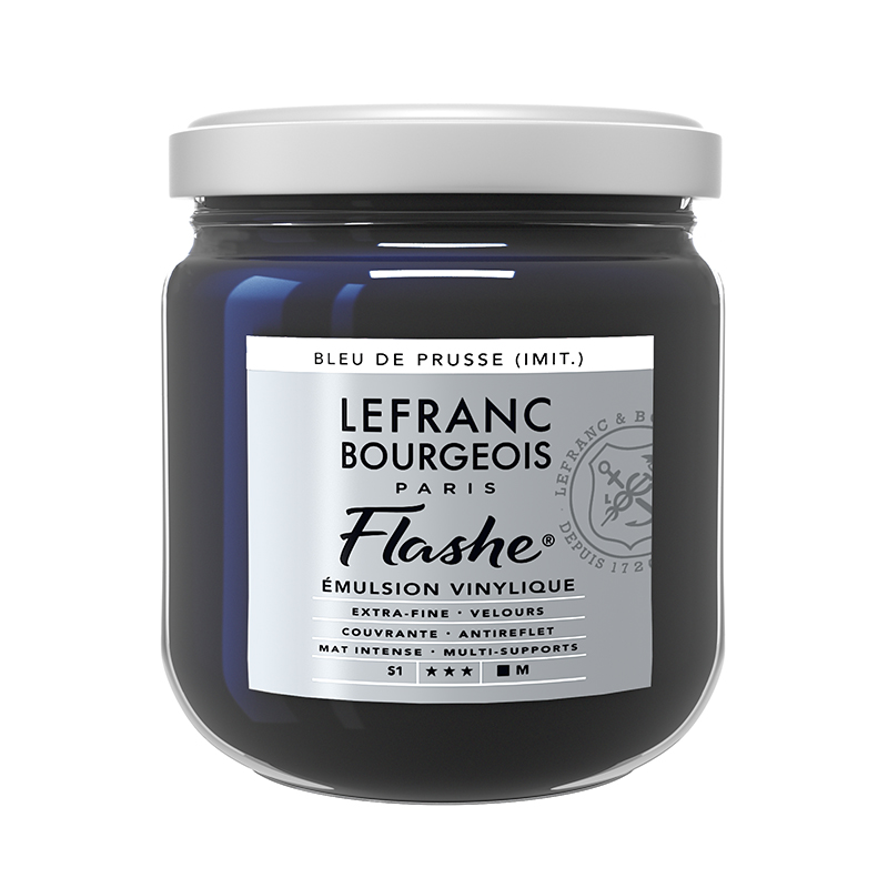 Image of Vinylfärg L&B Flashe 400ml PRUSSIAN BLUE 046 S1 Best.vara. 300596 3013643005964