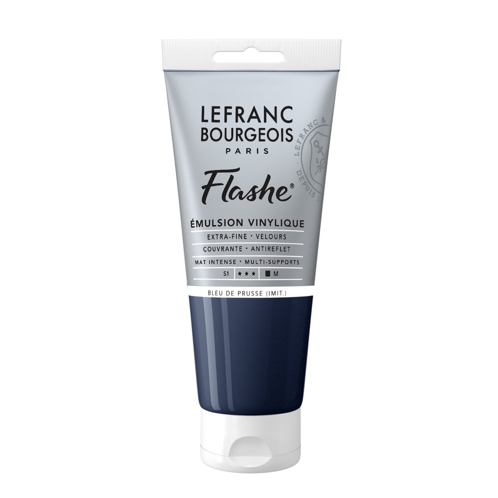 Image of Vinylfärg L&B Flashe 80ml  Prussian blue hue 046 S1 300597 3013643005971