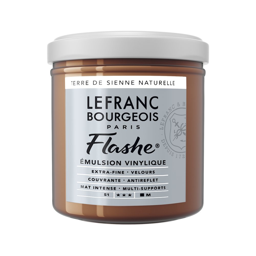 Image of Vinylfärg L&B Flashe 125ml  Raw sienna 482 (3F) S1 300598 230361 3013643005988