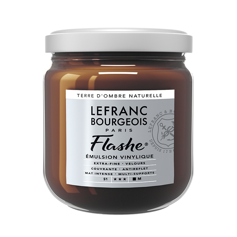 Image of Vinylfärg L&B Flashe 400ml RAW UMBER 478 S1 Best.vara. 300601 3013643006015