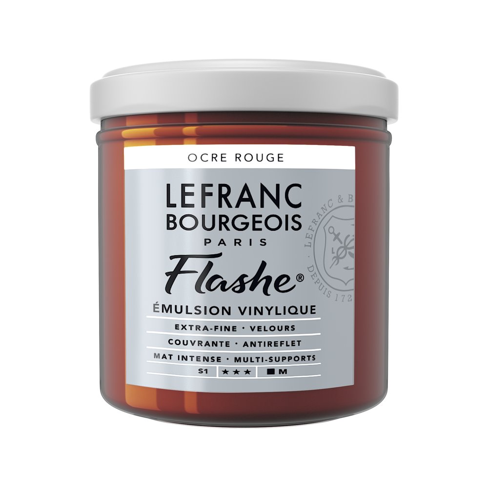 Image of Vinylfärg L&B Flashe 125ml  Red ochre 306 (3F) S1 300603 230362 3013643006039