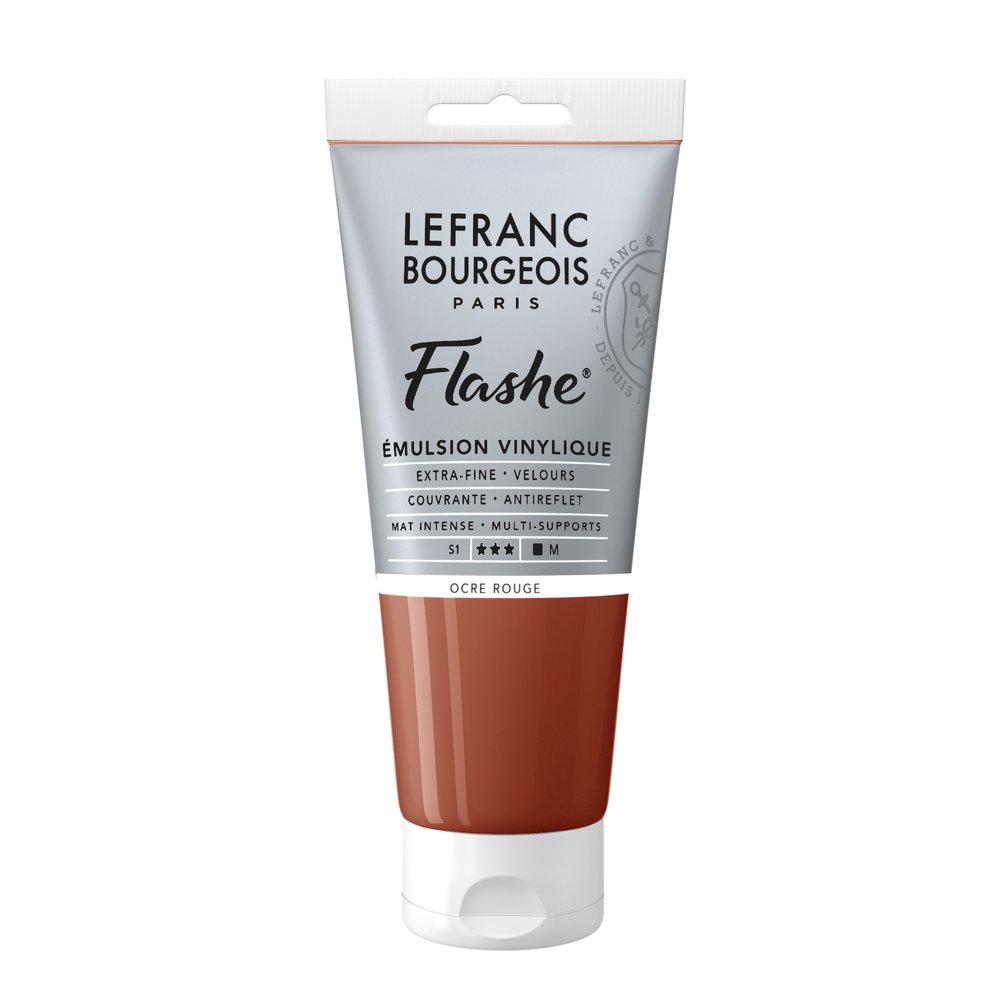 Image of Vinylfärg L&B Flashe 80ml  Red ochre 306 S1 300605 3013643006053