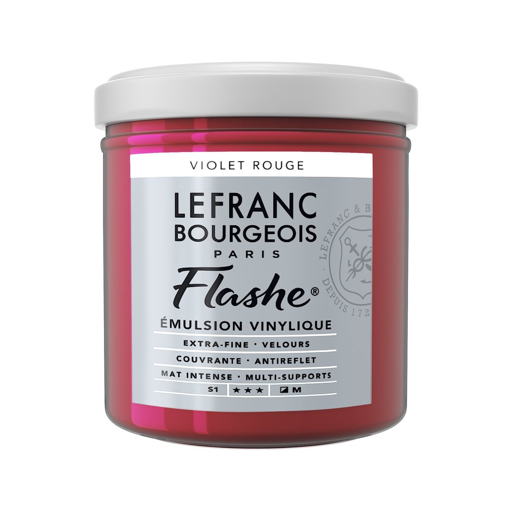 Image of Vinylfärg L&B Flashe 125ml  Red violet 618 (3F) S1 300606 230321 3013643006060