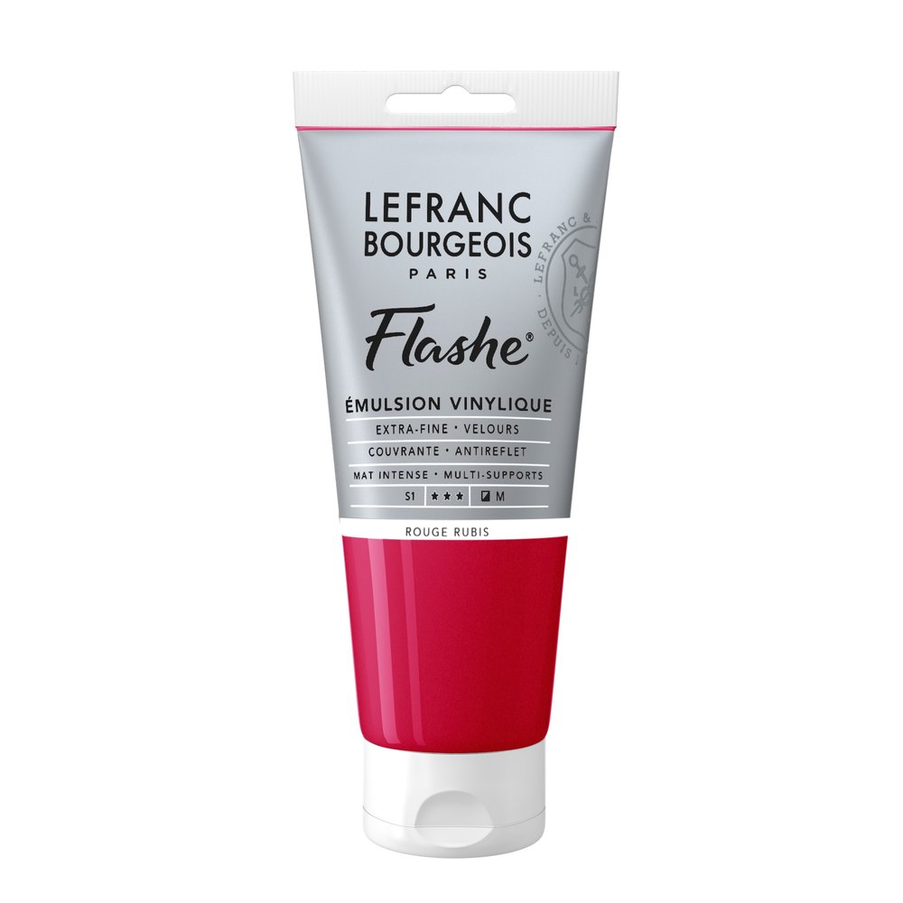 Image of Vinylfärg L&B Flashe 80ml  Ruby red 388 S1 300615 3013643006152