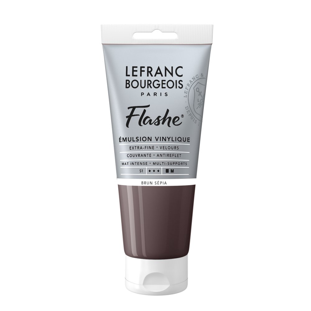 Image of Vinylfärg L&B Flashe 80ml  Sepia brown 107 S1 300621 3013643006213