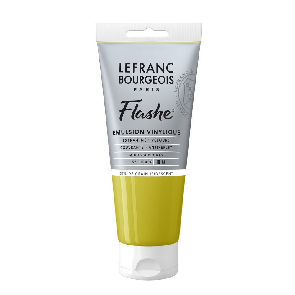Image of Vinylfärg L&B Flashe 80ml  Stil de grain green iridescent 838 S2 300631 3013643006312