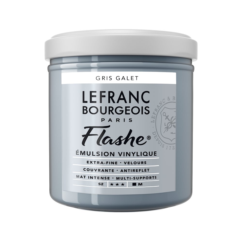 Image of Vinylfärg L&B Flashe 125ml  Stone grey 262 (3F) S2 300632 3013643006329