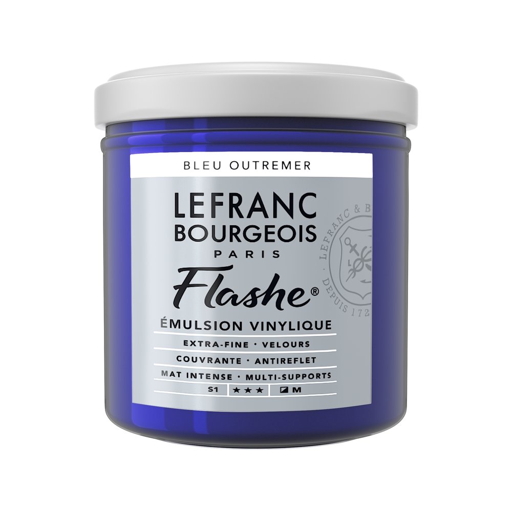 Image of Vinylfärg L&B Flashe 125ml  Ultramarine blue 043 (3F) S1 300637 230329 3013643006374