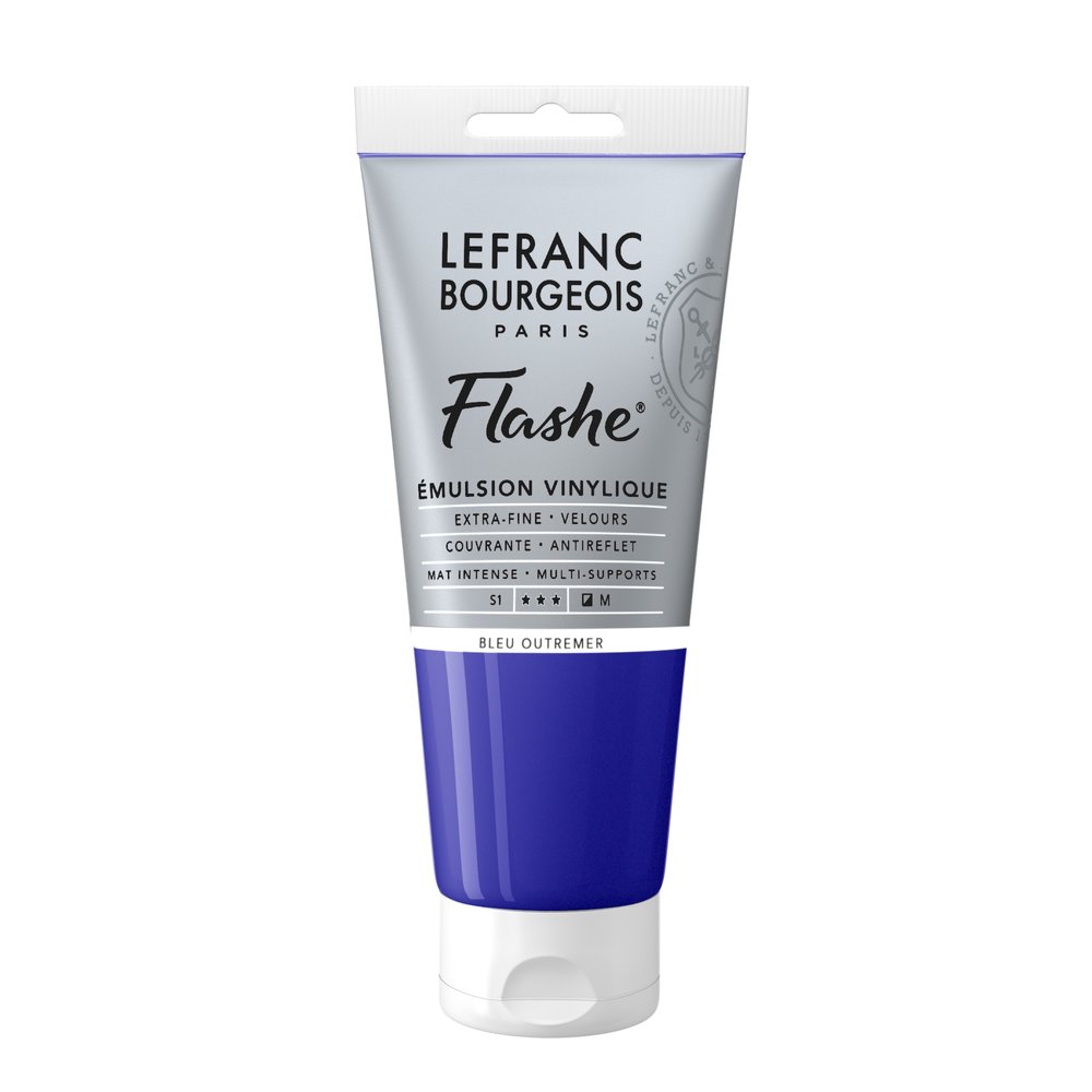 Image of Vinylfärg L&B Flashe 80ml  Ultramarine blue 043 S1 300639 3013643006398