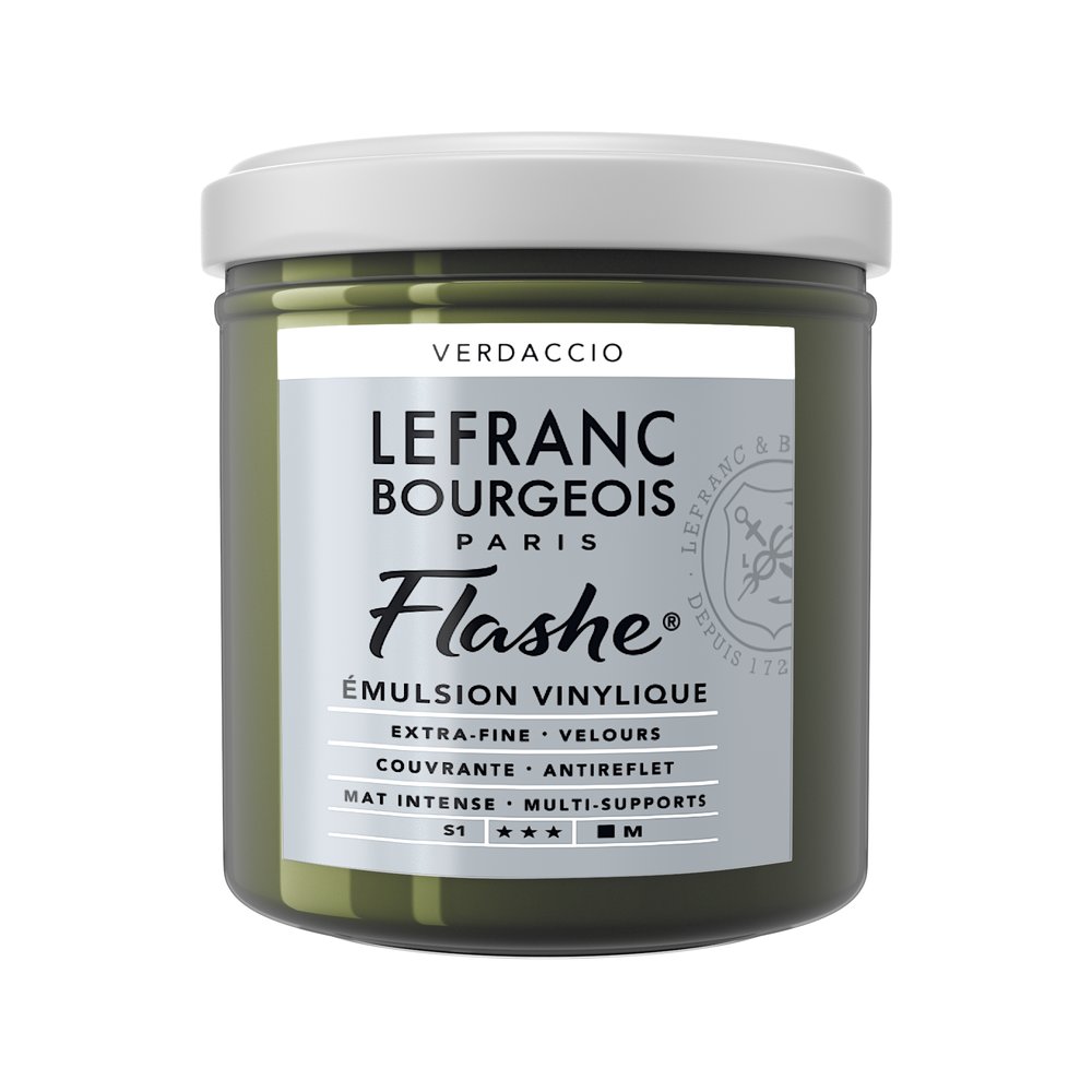 Image of Vinylfärg L&B Flashe 125ml  Verdaccio 500 (3F) S1 300642 230353 3013643006428