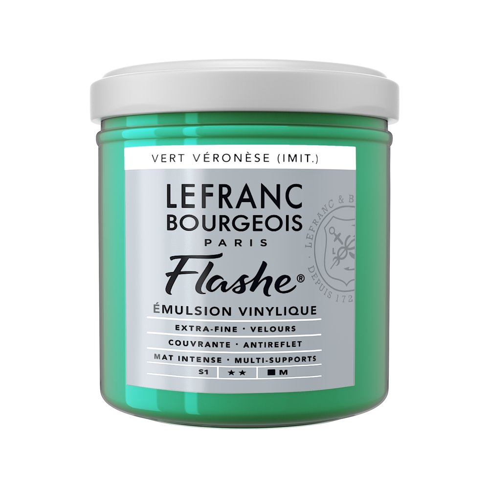 Image of Vinylfärg L&B Flashe 125ml  Veronese green hue 551 (3F) S1 300647 230347 3013643006473