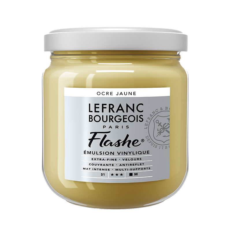 Image of Vinylfärg L&B Flashe 400ml YELLOW OCHRE 302 S1 Best.vara. 300654 3013643006541