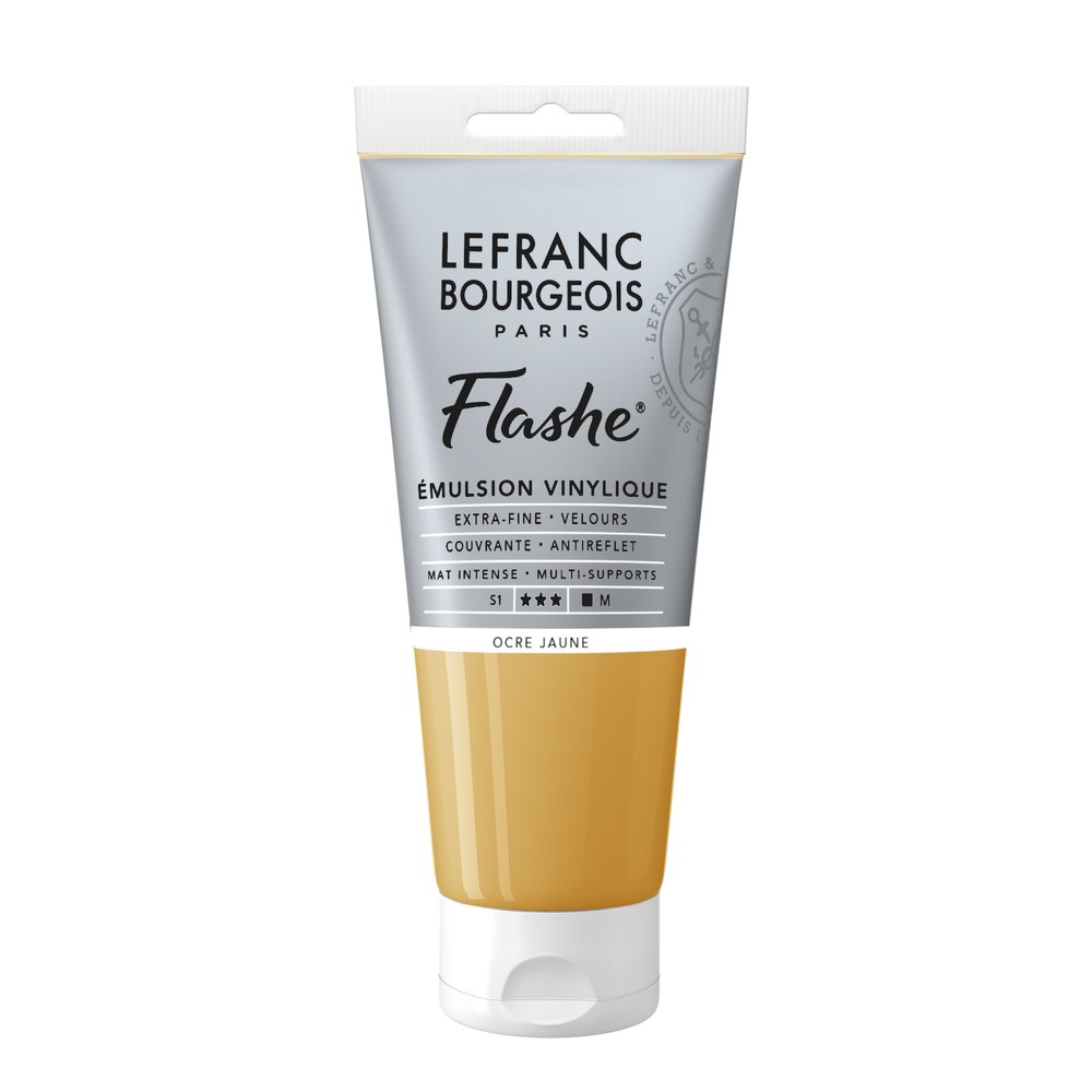 Image of Vinylfärg L&B Flashe 80ml  Yellow ochre 302 S1 300655 3013643006558