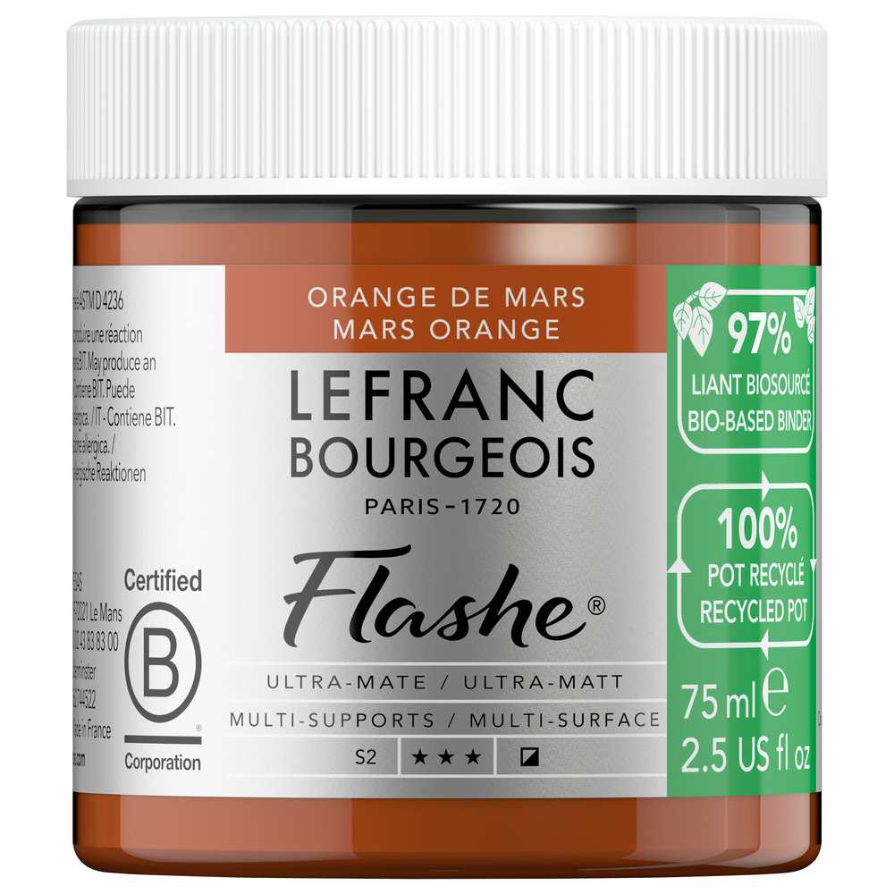 Image of Vinylfärg L&B Flashe Bio 75ml Mars Orange S2 301976 3013643019763