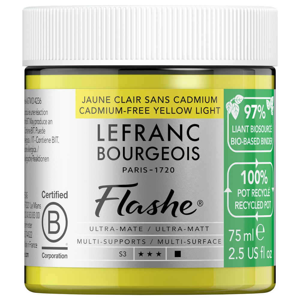 Image of Vinylfärg L&B Flashe Bio 75ml Cad Free Yellow Light S3 301977 3013643019770