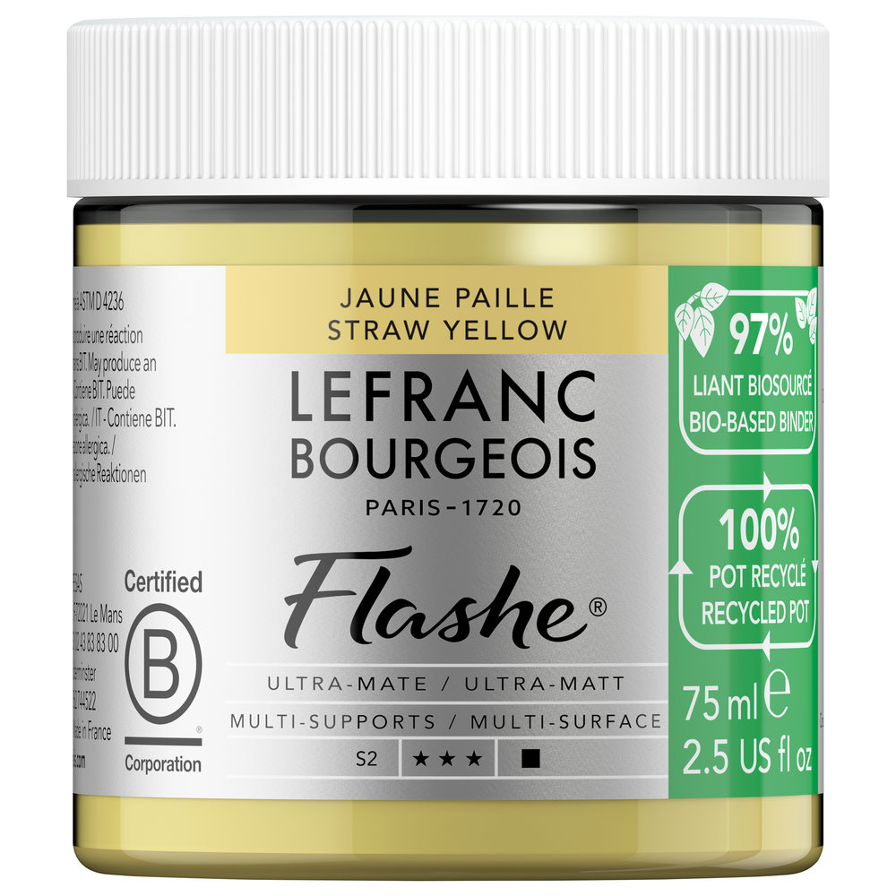 Image of Vinylfärg L&B Flashe Bio 75ml Straw Yellow S2 302005 3013643020059