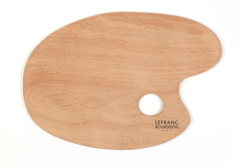 Image of Träpalett Oval 33x22cm 350215 3013643502159