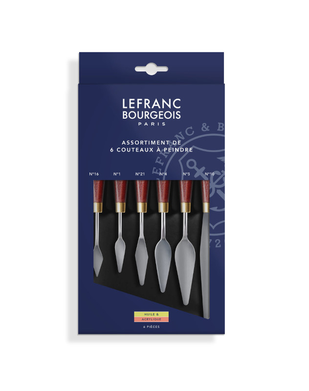 Image of Målarknivset L&B 6 sorterade (24F) 365027 3013643650270