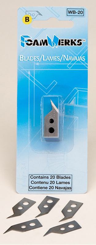 Image of Foamboard Logan Knivblad. Blade B. 20-p WB-20 804006025 8957912315