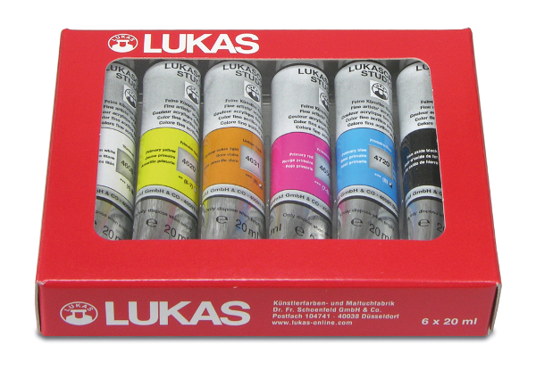 Image of Akrylfärgset LUKASCRYL Studio 6x20ml 60760000 4001128104690