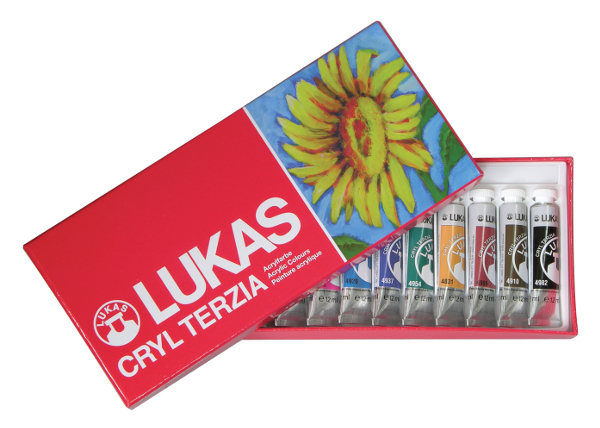 Image of Akrylfärgset LUKASCRYL Terzia 12x12ml (6F) 61030000 4001128154251