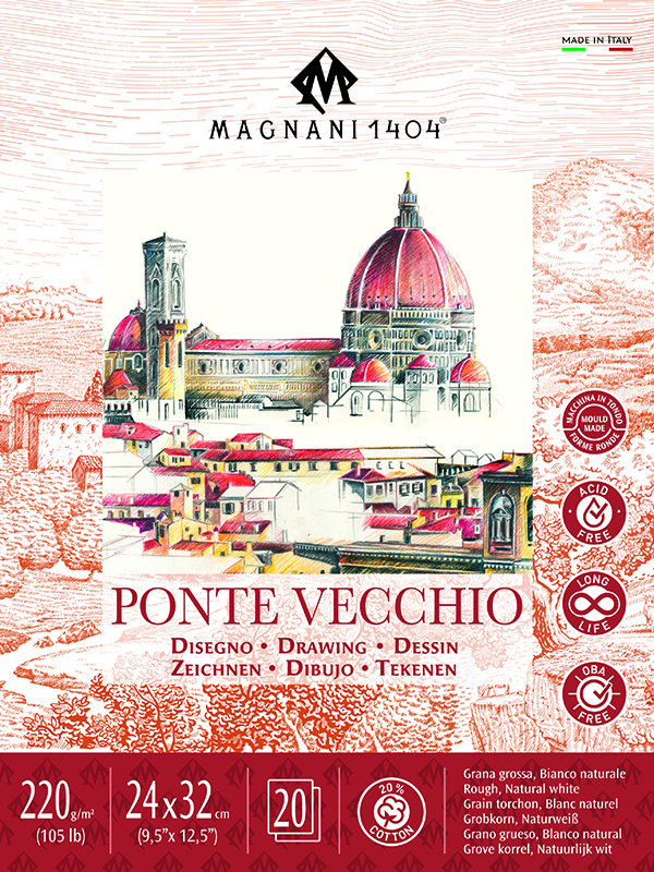 Image of Ritblock Magnani 1404 Ponte Vecchio 24X32 220G 20 ark 2002432 8001348222262