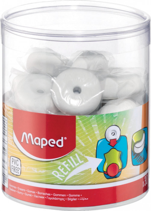 Image of Suddigum Maped Eraser Loopy Soft In Display Box X30 049311 3154140493110
