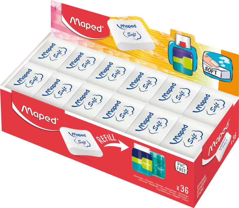 Image of Suddigum Maped soft essentials medium eraser (36F) M049411 3154140494117