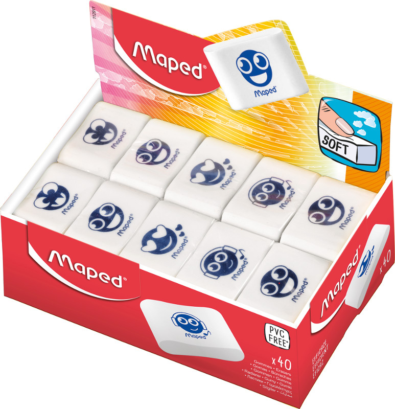 Image of Suddigum Maped small soft essentials eraser (40F) 112911 3154141129117