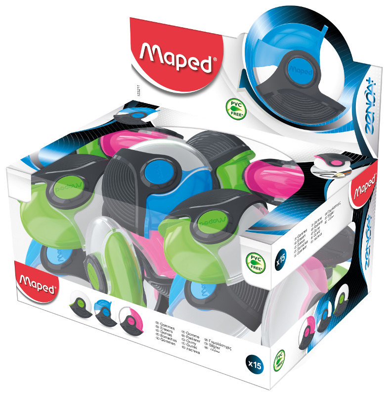 Image of Suddigum Maped zenoa plus eraser (15F) Utgått 123211 3154141232114