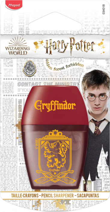 Image of Harry Potter 1 hole pencil sharpener (25F) 34018 3154140340186