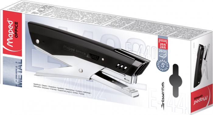 Image of Häftapparat Maped Plier Stapler Essentials Metal 24-26/6  - In Box 440210 3154144402101