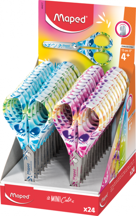 Image of Sax Maped Scissors Mini Cute Kids 13Cm In Display Box X24 464217 3154144642170